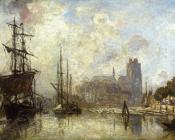 The Port of Dordrecht - 约翰·巴托特·琼坎